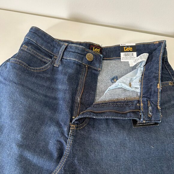 Lee Womens Legendary High Rise Trouser Jeans Size 10 Long w/ Slight Stretch - Picture 4 of 16